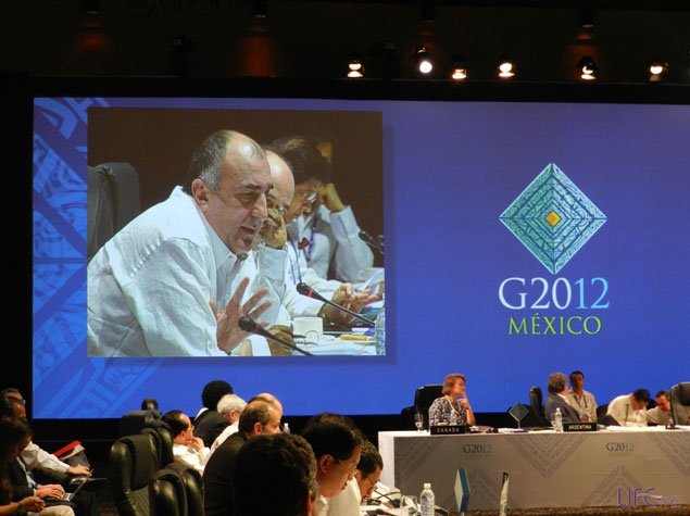 Эльмар Мамедъяров выступил на второй сессии неофициальной встречи министров иностранных дел стран G-20 [Фото]