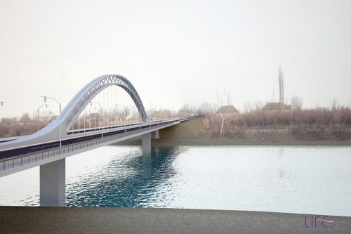 В Азербайджане возводится современный мост [Фото]