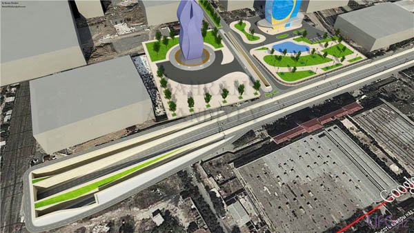 Перед стадионом «Шафа» построят автомобильный туннель [Фото]