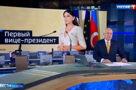 "Rossiya 1" telekanalı Azərbaycanın Birinci vitse-prezidenti Mehriban Əliyeva haqqında süjet yayımlayıb