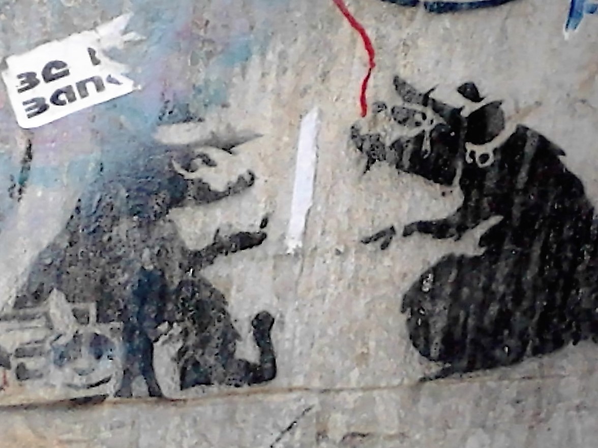 Сантехник в Мельбурне уничтожил граффити Бэнкси с крысой
