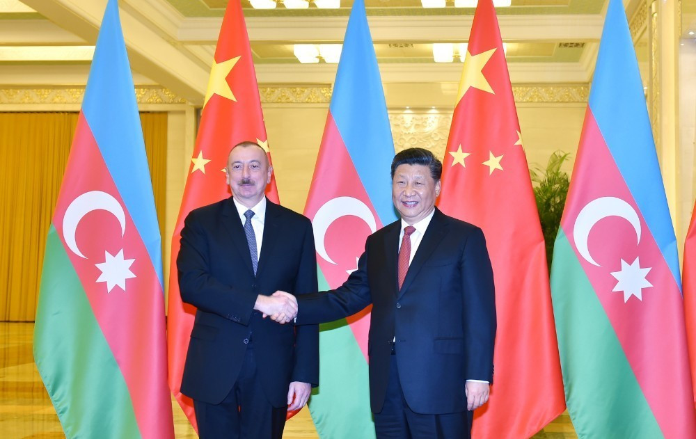 Состоялась встреча между президентом Азербайджана и председателем Китайской Народной Республики