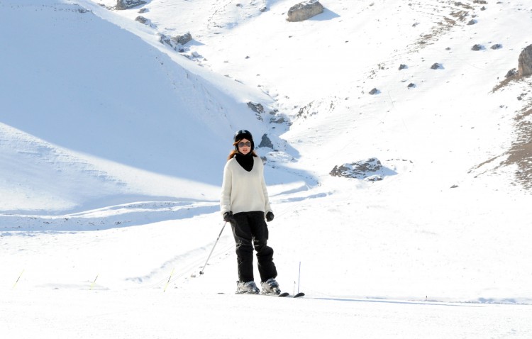 Ильхам Алиев и его супруга приняли участие в открытии канатной дороги номер 1 и горнолыжного спуска зимне-летнего туристического комплекса «Шахдаг»