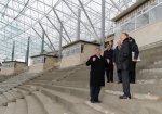 Президент Азербайджана ознакомился с ходом капитального ремонта и реконструкции Республиканского стадиона имени Тофика Бахрамова [Фото]