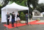 Первая леди Азербайджана Мехрибан Алиева приняла участие в церемонии открытия памятника Низами Гянджеви в Риме