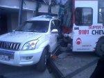 В столице Азербайджана пассажирский автобус столкнулся с легковым автомобилем, несколько человек пострадали