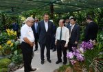 Президент Азербайджана посетил Национальный парк орхидей в Сингапуре